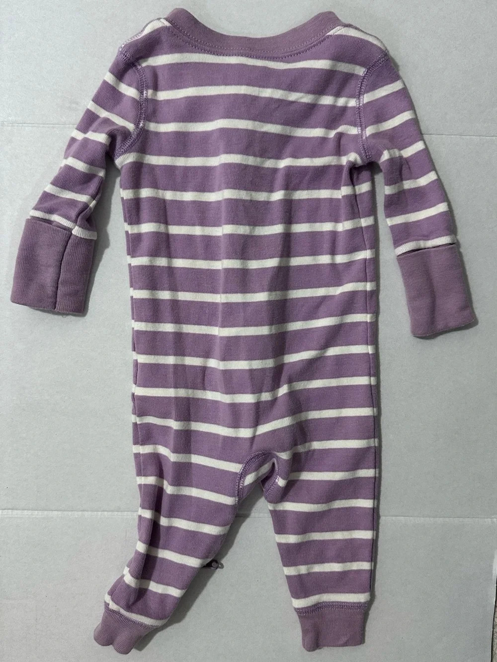 QUINCE 100% Organic Cotton One Piece Pajamas 3-6 Months